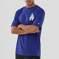 T-shirt New Era bleu pour homme Los Angeles Dodgers Spring Injection avec motif dessin animé