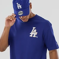 T-shirt New Era bleu pour homme Los Angeles Dodgers Spring Injection avec motif dessin animé