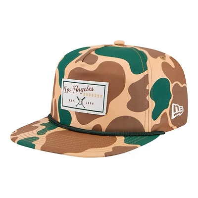 Casquette ajustable New Era camouflage Los Angeles Dodgers Duck 19TWENTY pour homme