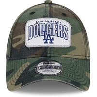 Casquette réglable New Era camouflage Los Angeles Dodgers Gameday 9FORTY pour hommes