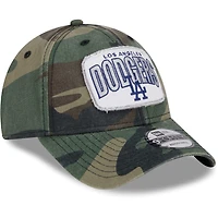 Casquette réglable New Era camouflage Los Angeles Dodgers Gameday 9FORTY pour hommes