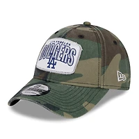 Casquette réglable New Era camouflage Los Angeles Dodgers Gameday 9FORTY pour hommes