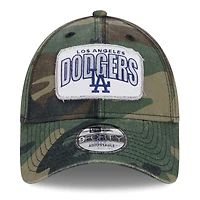 Casquette réglable New Era camouflage Los Angeles Dodgers Gameday 9FORTY pour hommes