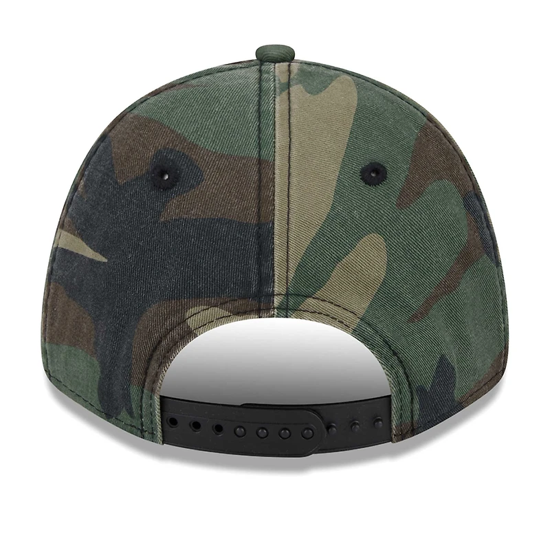 Casquette réglable New Era camouflage Los Angeles Dodgers Gameday 9FORTY pour hommes