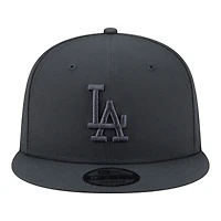 Men's New Era Charcoal Los Angeles Dodgers Color Pack 9FIFTY Snapback Hat
