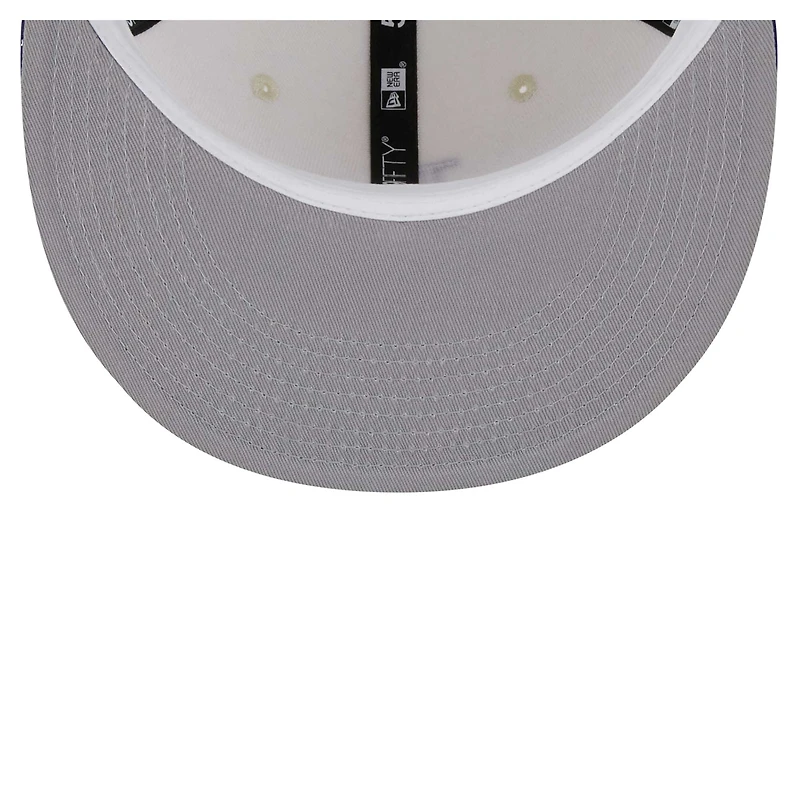 Men's New Era  Cream/Royal Los Angeles Dodgers Chrome Sutash 59FIFTY Fitted Hat