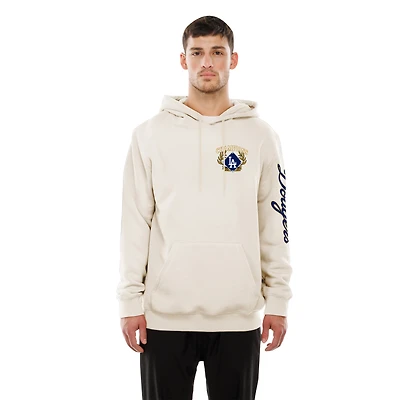 Men's New Era Cream Los Angeles Dodgers 2026 Gold Collection Logo Hoodie