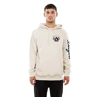 Men's New Era  Cream Los Angeles Dodgers 2026 Gold Collection Logo Hoodie