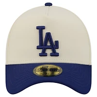 Casquette ajustée New Era crème Los Angeles Dodgers Chrome A-Frame 59FORTY pour homme