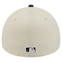Casquette ajustée New Era crème Los Angeles Dodgers Chrome A-Frame 59FORTY pour homme