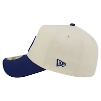 Casquette ajustée New Era crème Los Angeles Dodgers Chrome A-Frame 59FORTY pour homme