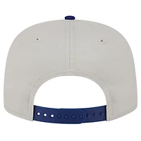 Men's New Era Cream Los Angeles Dodgers Iron Golfer Snapback Hat