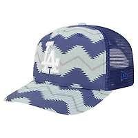 Casquette ajustable New Era Denim/Royal Los Angeles Dodgers Aztec Denim 9SEVENTY pour homme