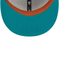 Men's New Era Gray/Teal Los Angeles Dodgers  59FIFTY Fitted Hat