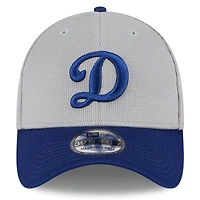 Men's New Era  Gray Los Angeles Dodgers 2025 Batting Practice 39THIRTY Flex Hat