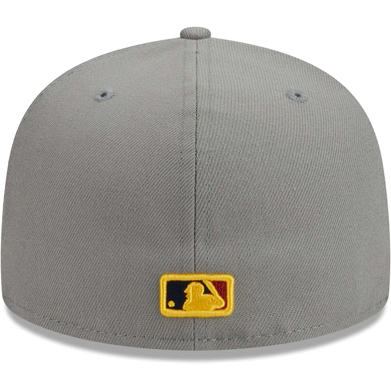 Casquette ajustée 59FIFTY gris Los Angeles Dodgers New Era pour homme