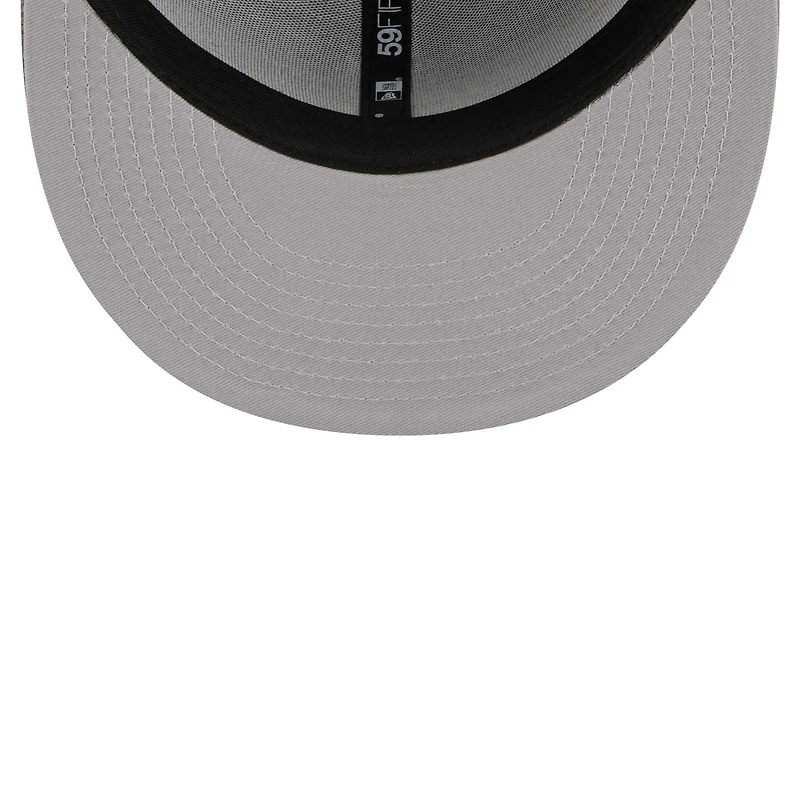 Casquette ajustée 59FIFTY gris Los Angeles Dodgers New Era pour homme