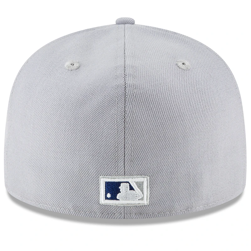 Men's New Era Gray Los Angeles Dodgers Cooperstown Collection Wool 59FIFTY Fitted Hat