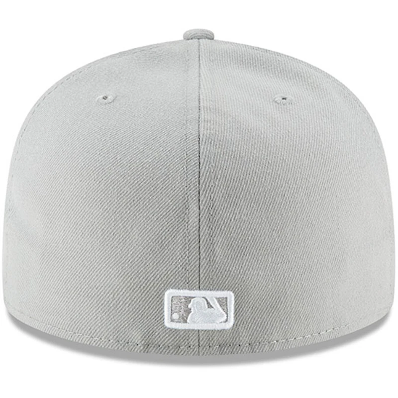 Casquette ajustée 59FIFTY Basic Color des Los Angeles Dodgers New Era pour homme, gris