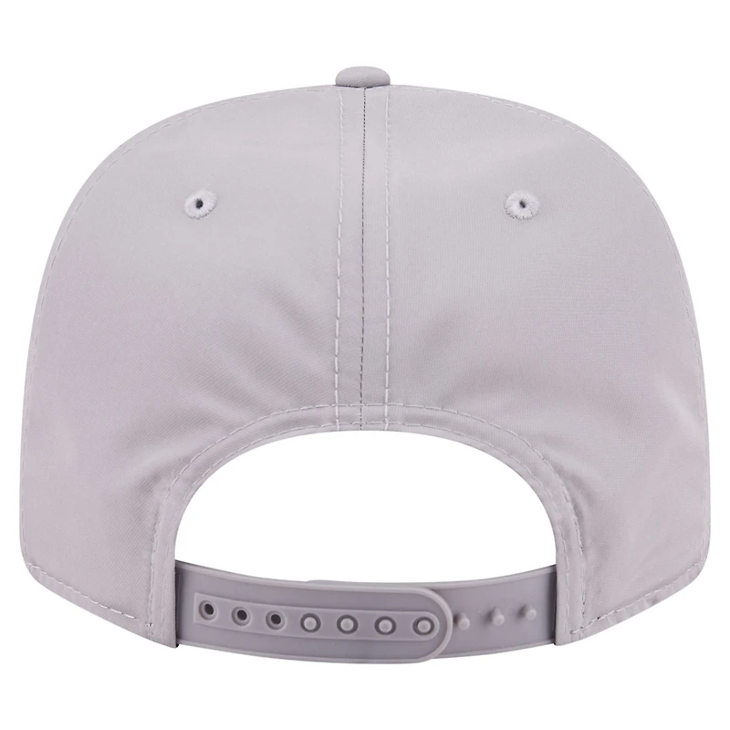 Casquette ajustable New Era grise Los Angeles Dodgers 9SEVENTY perforée au laser pour homme