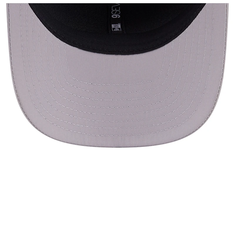Casquette ajustable New Era grise Los Angeles Dodgers 9SEVENTY perforée au laser pour homme