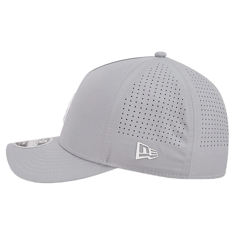 Casquette ajustable New Era grise Los Angeles Dodgers Micro Logo 9FORTY M-Crown A-Frame pour homme