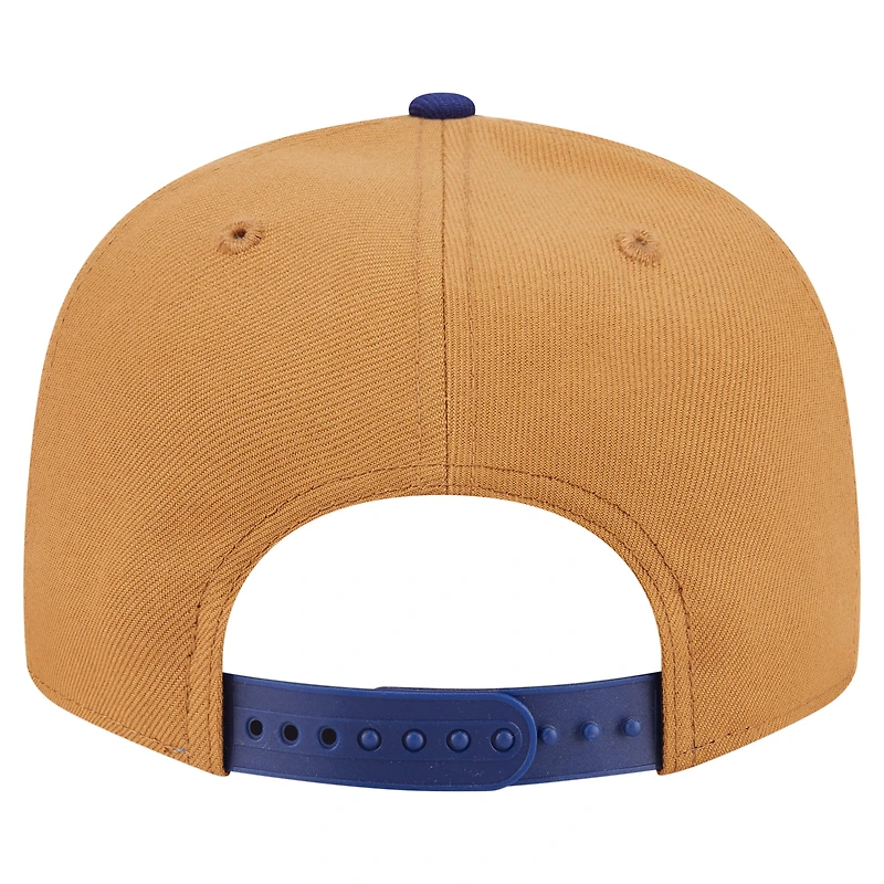 Men's New Era Khaki/Royal Los Angeles Dodgers Ice Cream 9FIFTY Snapback Hat