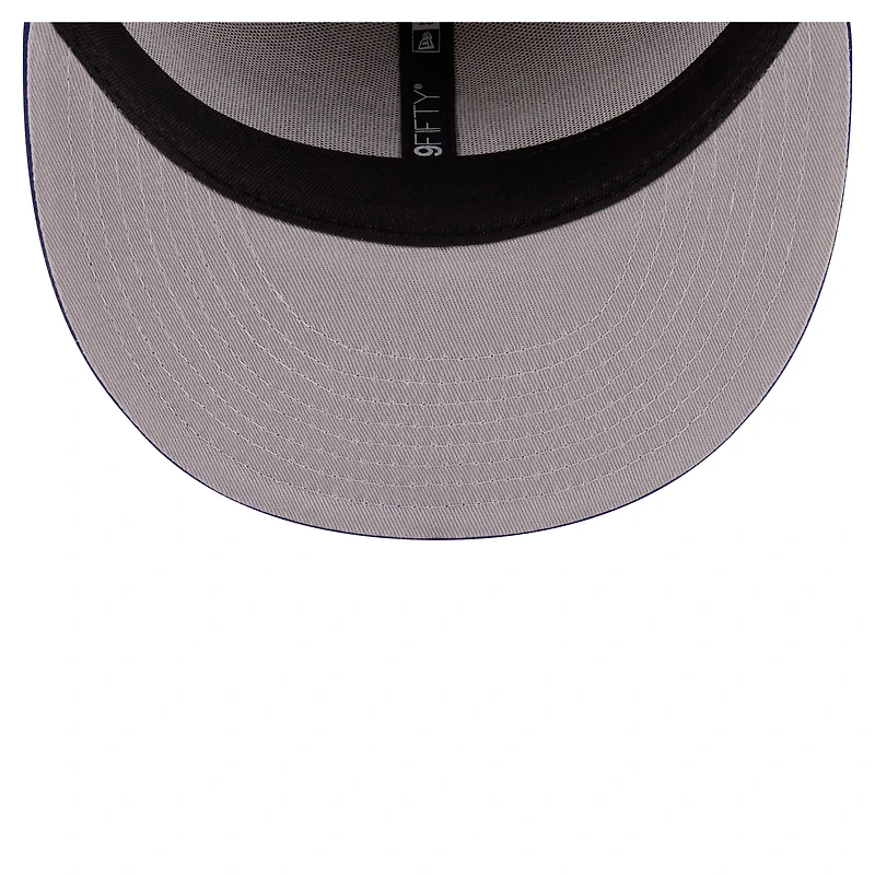Men's New Era Khaki/Royal Los Angeles Dodgers Ice Cream 9FIFTY Snapback Hat