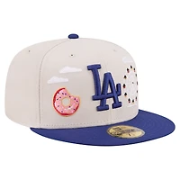 Casquette ajustée New Era 59FIFTY kaki Los Angeles Dodgers City Icon pour homme