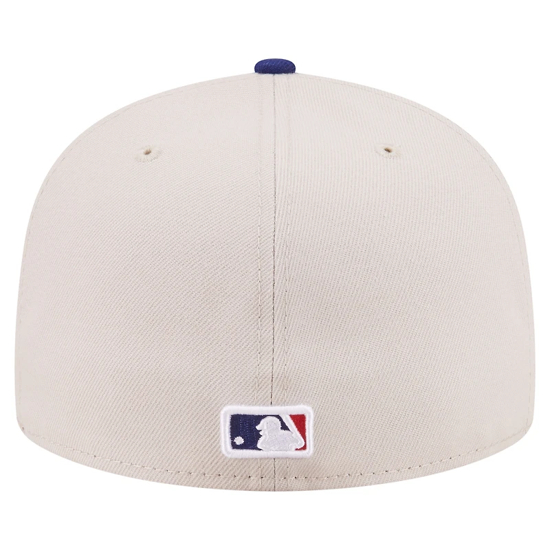 Men's New Era  Khaki Los Angeles Dodgers City Icon 59FIFTY Fitted Hat