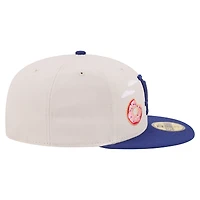 Men's New Era  Khaki Los Angeles Dodgers City Icon 59FIFTY Fitted Hat