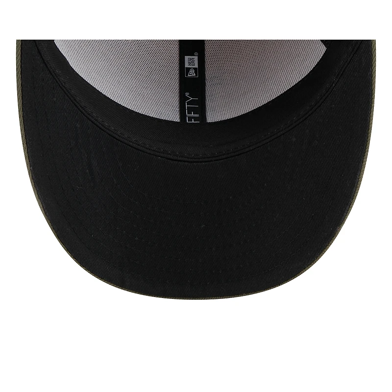 Men's New Era Light Beige/Olive Los Angeles Dodgers 2025 Armed Forces Day Low Profile 59FIFTY Fitted Hat