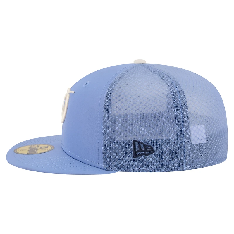 Casquette ajustée New Era City Connect 59FIFTY bleu clair pour homme, Los Angeles Dodgers