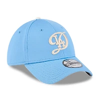 Men's New Era Light Blue Los Angeles Dodgers City Connect Batting Practice 39THIRTY Flex Hat
