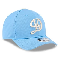 Men's New Era Light Blue Los Angeles Dodgers City Connect Batting Practice 9FORTY M-Crown Adjustable Hat