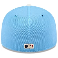 Men's New Era Light Blue Los Angeles Dodgers City Connect Batting Practice Low Profile 59FIFTY Fitted Hat