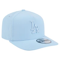 Casquette snapback A-Frame 9FIFTY bleu clair pour homme New Era, Los Angeles Dodgers, color pack