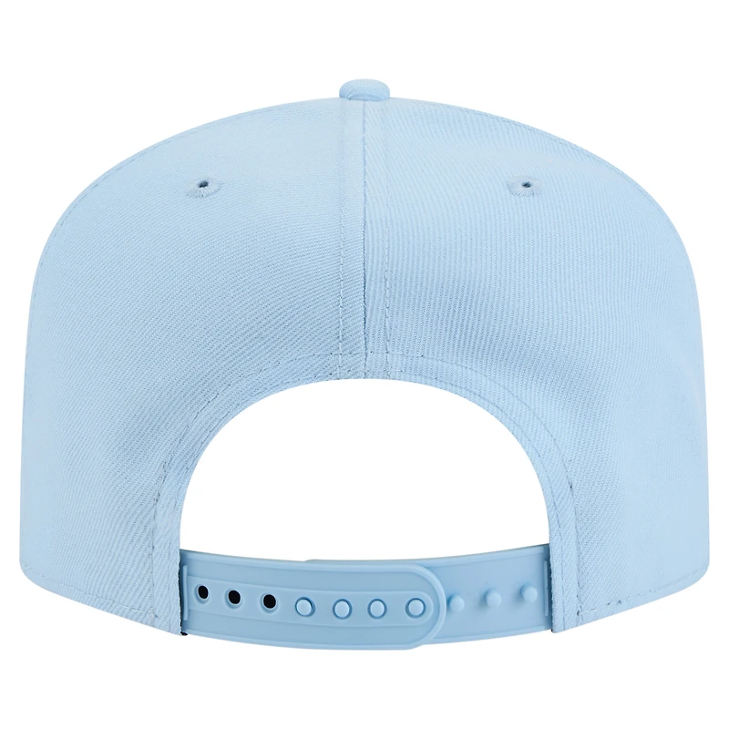 Casquette snapback A-Frame 9FIFTY bleu clair pour homme New Era, Los Angeles Dodgers, color pack
