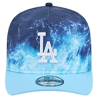 Men's New Era  Light Blue Los Angeles Dodgers Deep Water Pre-Curved 9FIFTY A-Frame Snapback Hat
