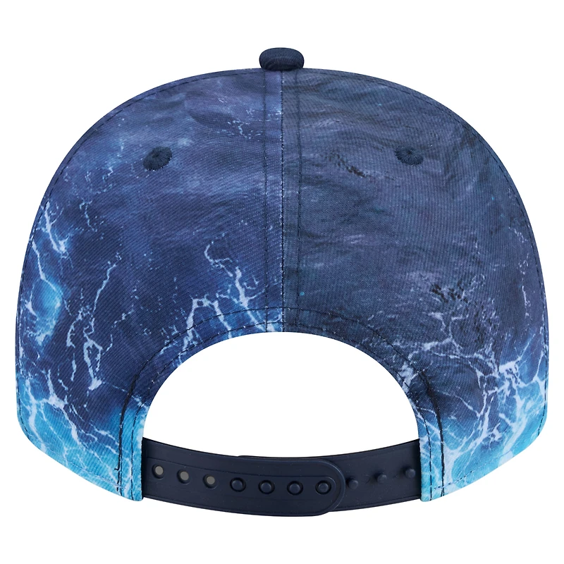 Men's New Era  Light Blue Los Angeles Dodgers Deep Water Pre-Curved 9FIFTY A-Frame Snapback Hat