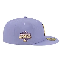 Men's New Era Light Purple Los Angeles Dodgers Lavender Bloom 59FIFTY Fitted Hat
