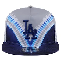 Men's New Era Los Angeles Dodgers Tie-Dye Golfer Trucker Adjustable Hat