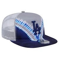 Men's New Era Los Angeles Dodgers Tie-Dye Golfer Trucker Adjustable Hat
