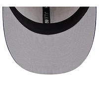 Men's New Era  Natural/Royal Los Angeles Dodgers Twine 59FIFTY Fitted Hat