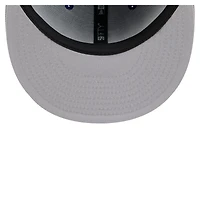 Men's New Era Navy/Gray Los Angeles Dodgers Retro Pattern 59FIFTY Fitted Hat
