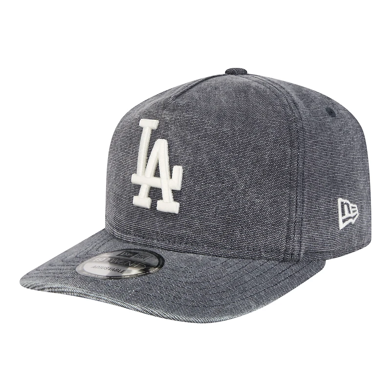 Men's New Era  Navy Heather Los Angeles Dodgers  Denim Classic 19TWENTY Adjustable Hat