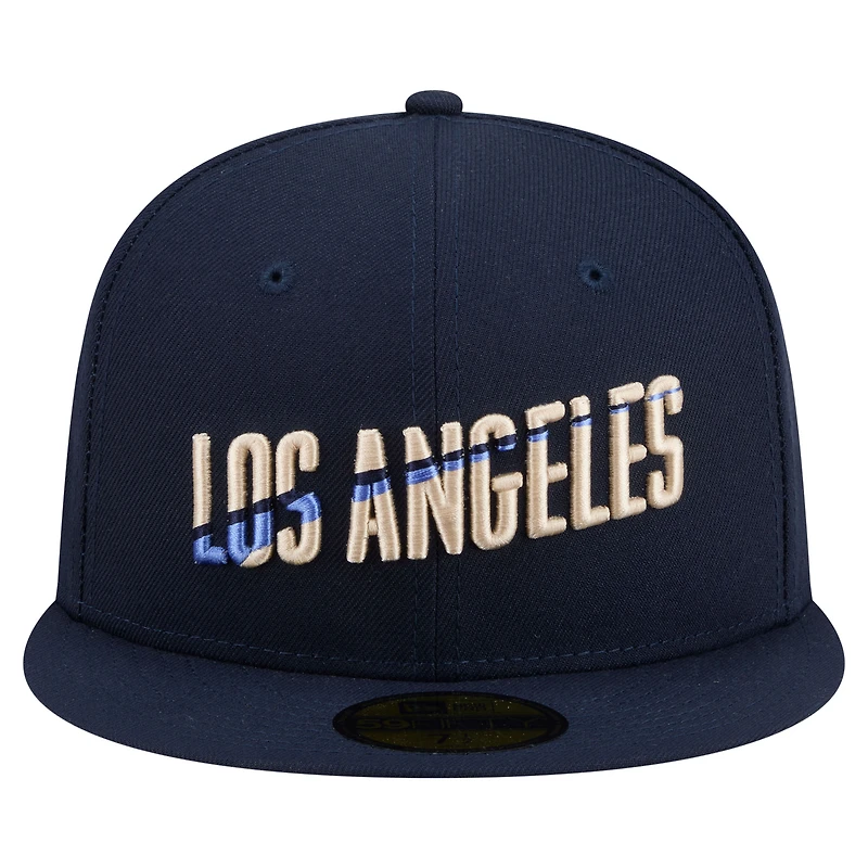 Men's New Era Navy Los Angeles Dodgers City Connect 59FIFTY Fitted Hat