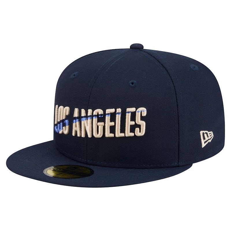 Men's New Era Navy Los Angeles Dodgers City Connect 59FIFTY Fitted Hat