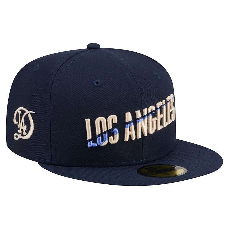 Men's New Era Navy Los Angeles Dodgers City Connect 59FIFTY Fitted Hat