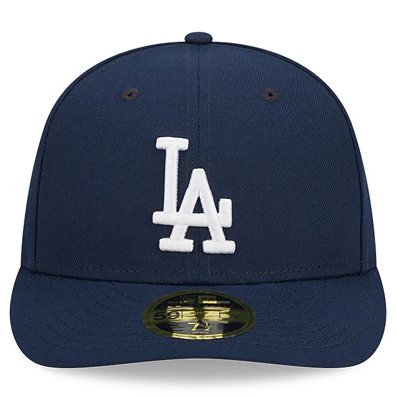 Men's New Era Navy Los Angeles Dodgers Oceanside Low Profile 59FIFTY Fitted Hat
